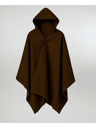 Poncho Criollo con Capucha de Lana Catron