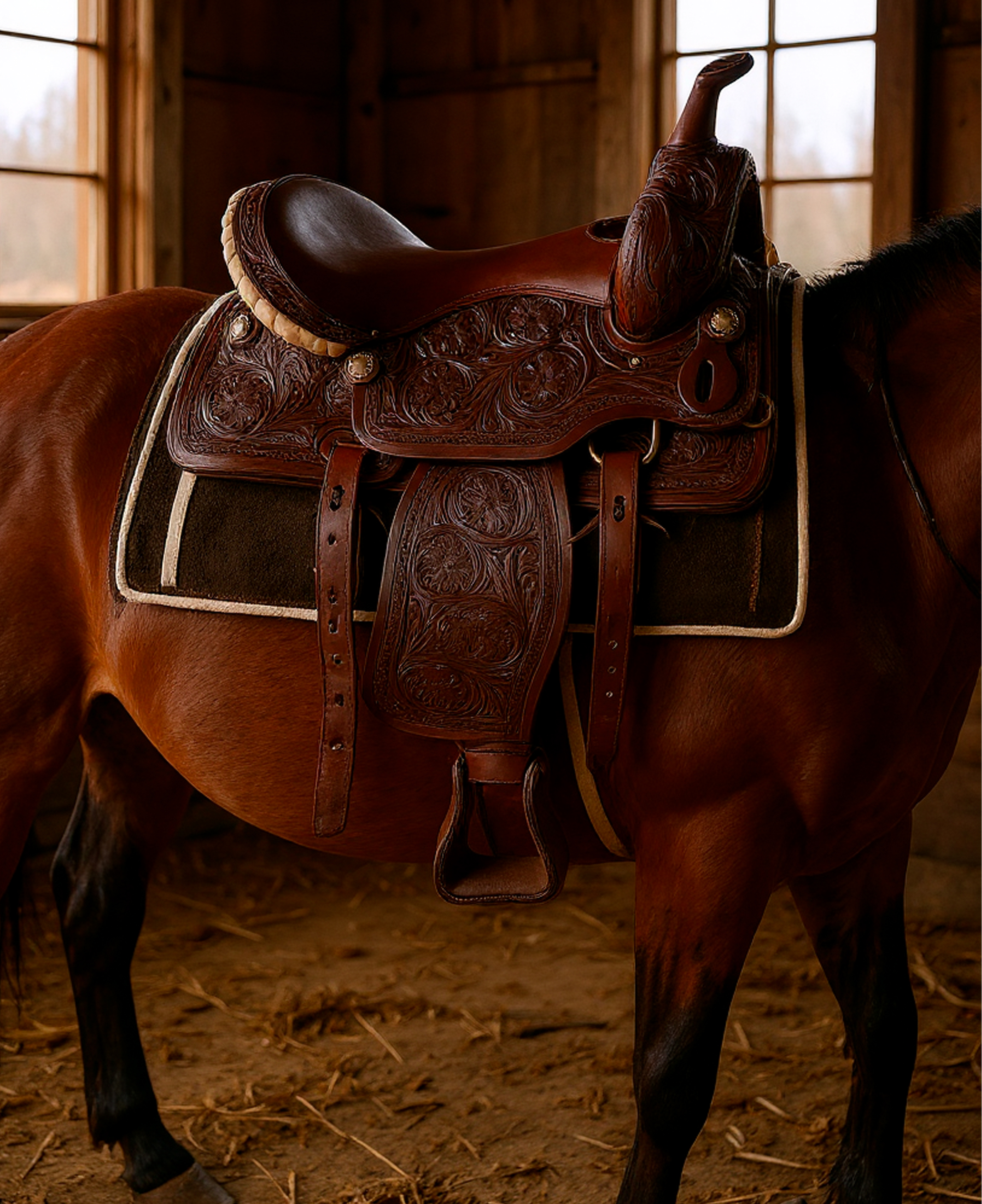 Montura Texana modelo 1 completa Catrón imagen 3