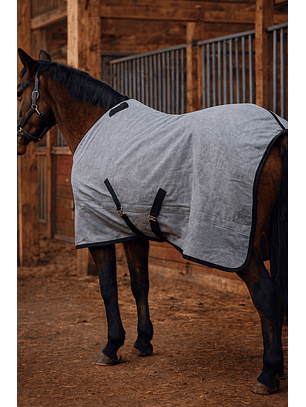 Carpa Impermeable Gris Para Caballo Catron