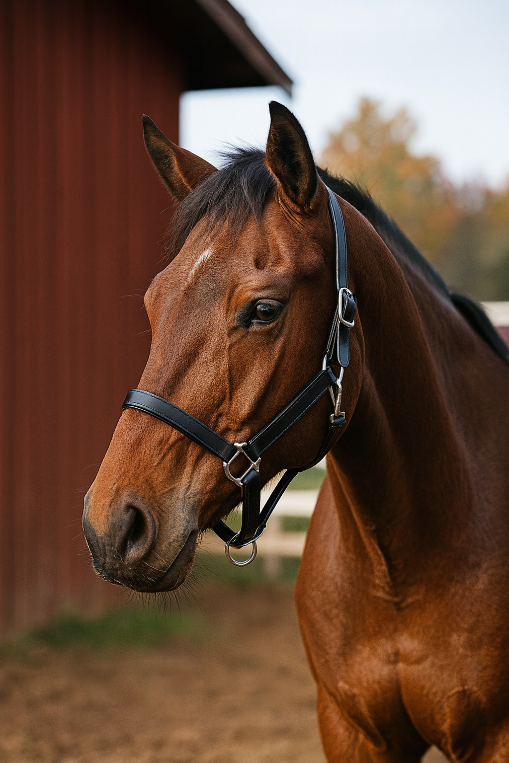 Jaquima Para Caballo De Cuero Catron imagen 2