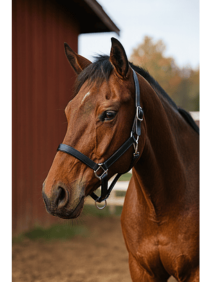 Jaquima Para Caballo De Cuero Catron