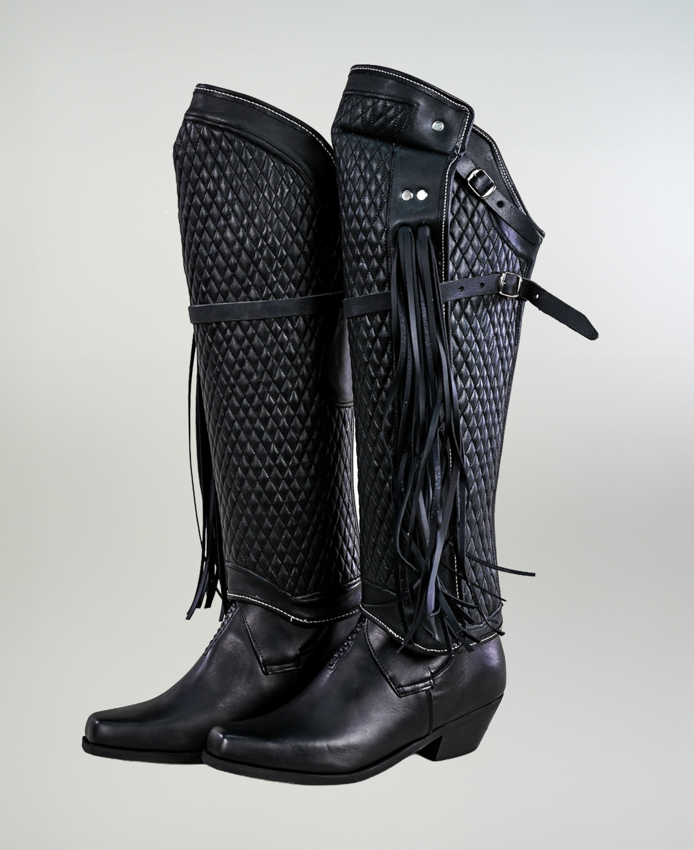 Corralera Cuero Capellada Acolchada Catron imagen 1