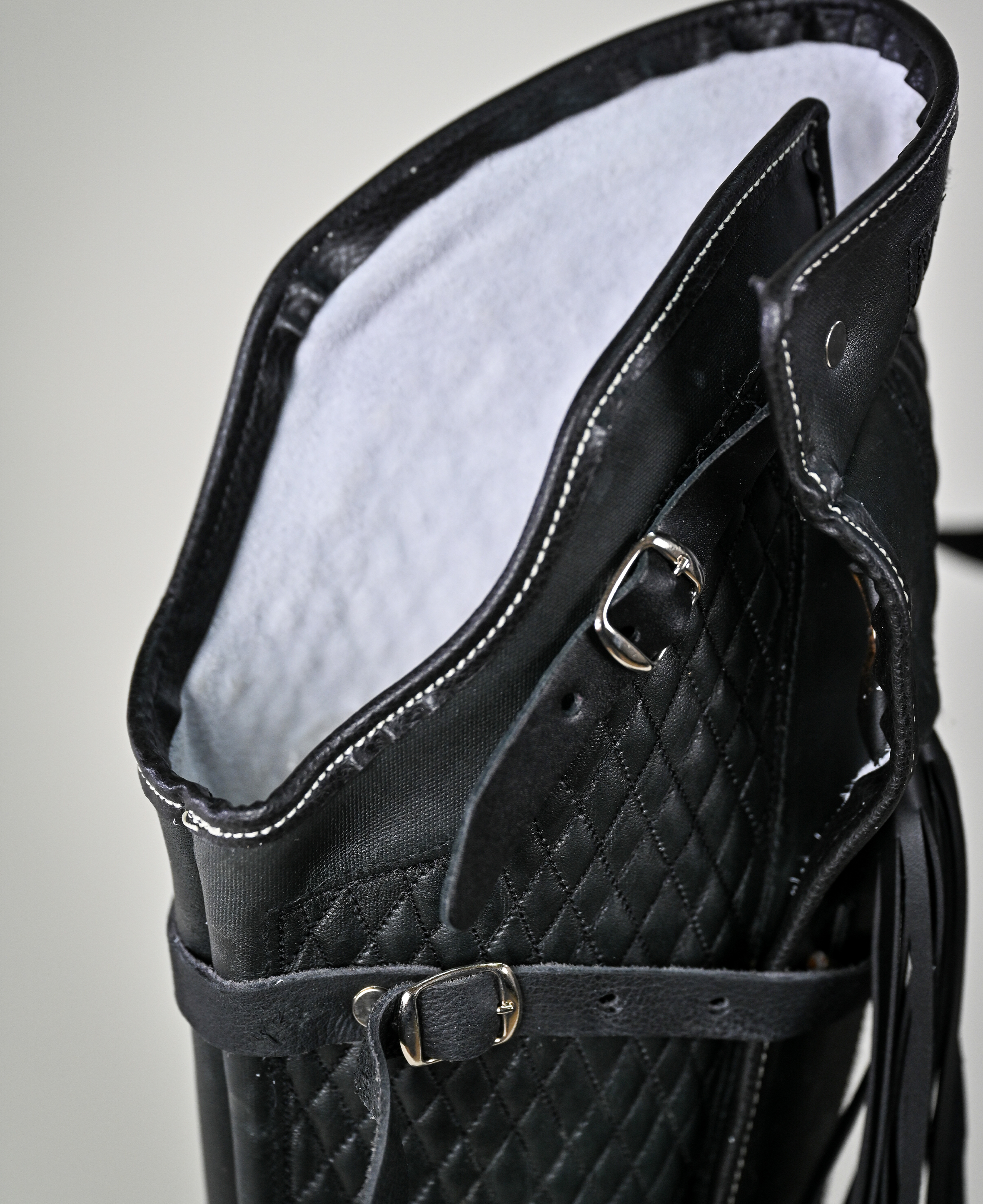 Corralera Cuero Capellada Acolchada Catron imagen 3