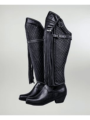 Corralera Cuero Victoria Con Hebilla Inoxidable Catron