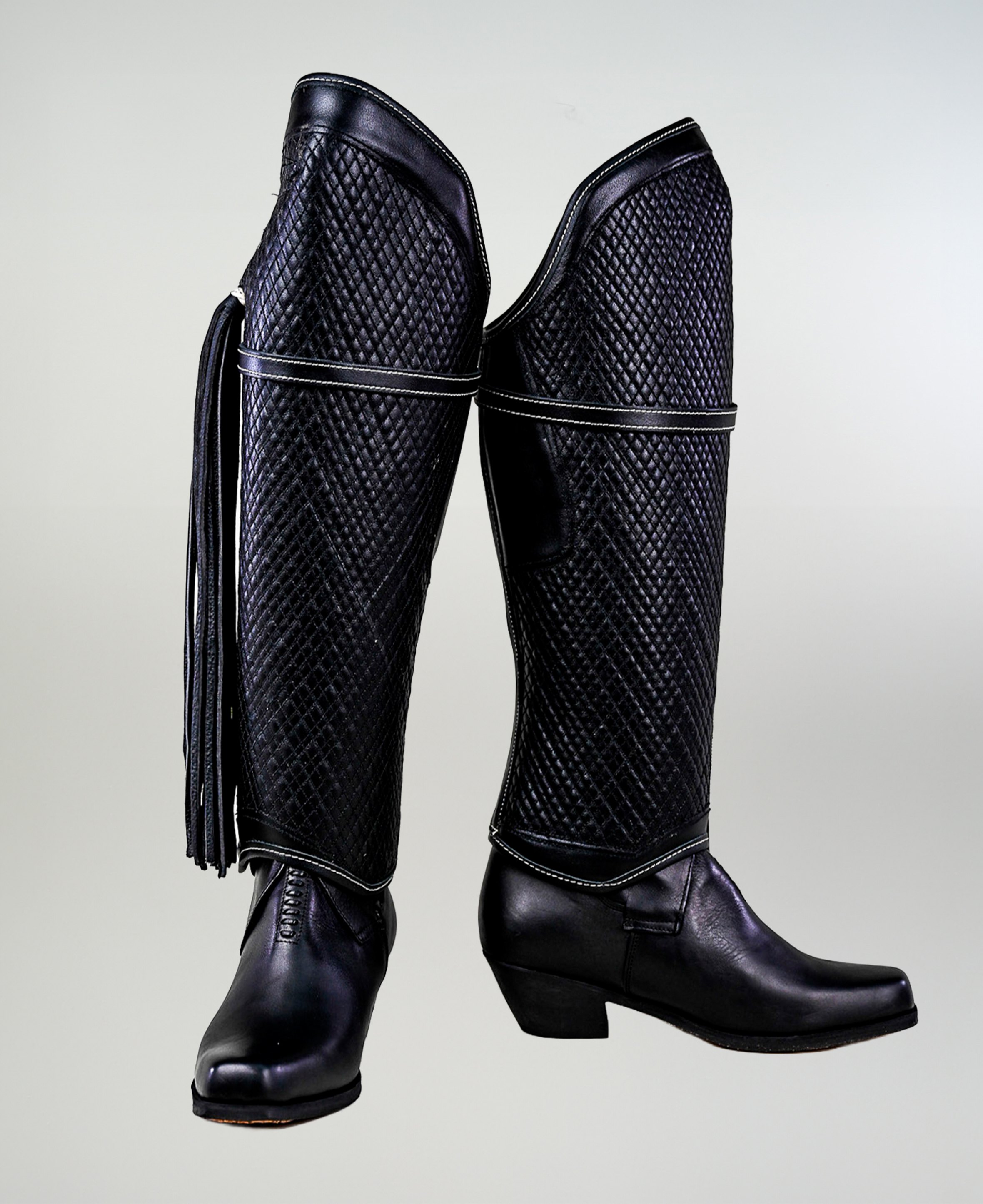 Corralera Cuero Victoria Con Hebilla Inoxidable Catron imagen 2