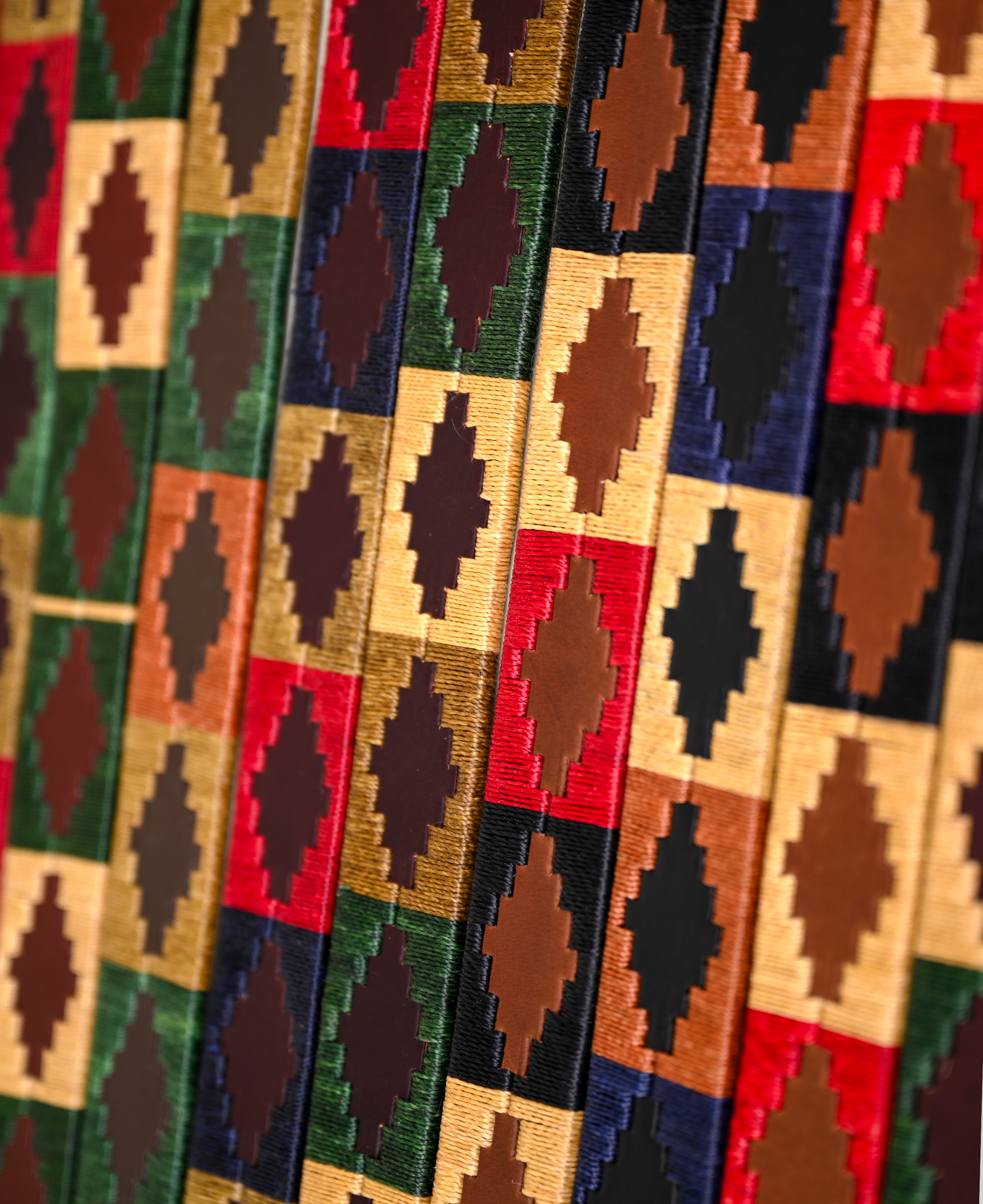 Cinturón De Suela Bordado Colores imagen 2