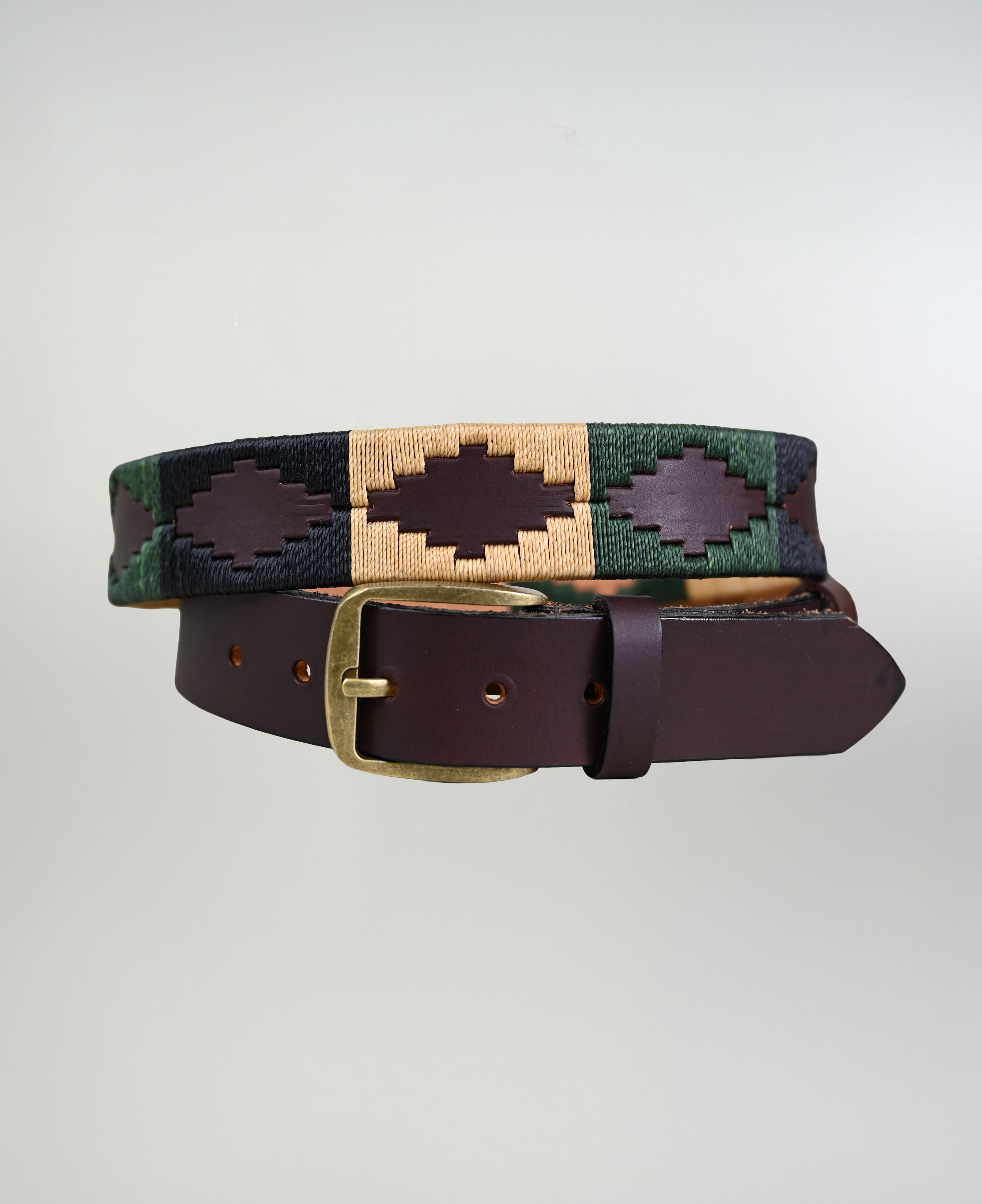 Cinturón De Suela Bordado Colores imagen 1