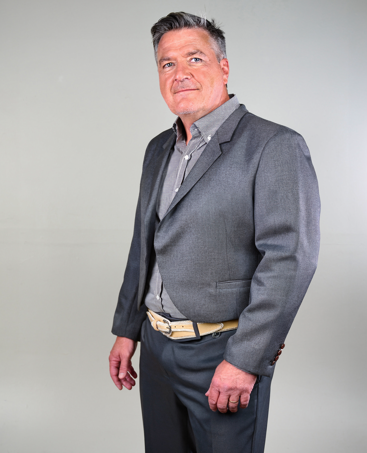 Chaqueta de Huaso Corralera Gris Catron imagen 3