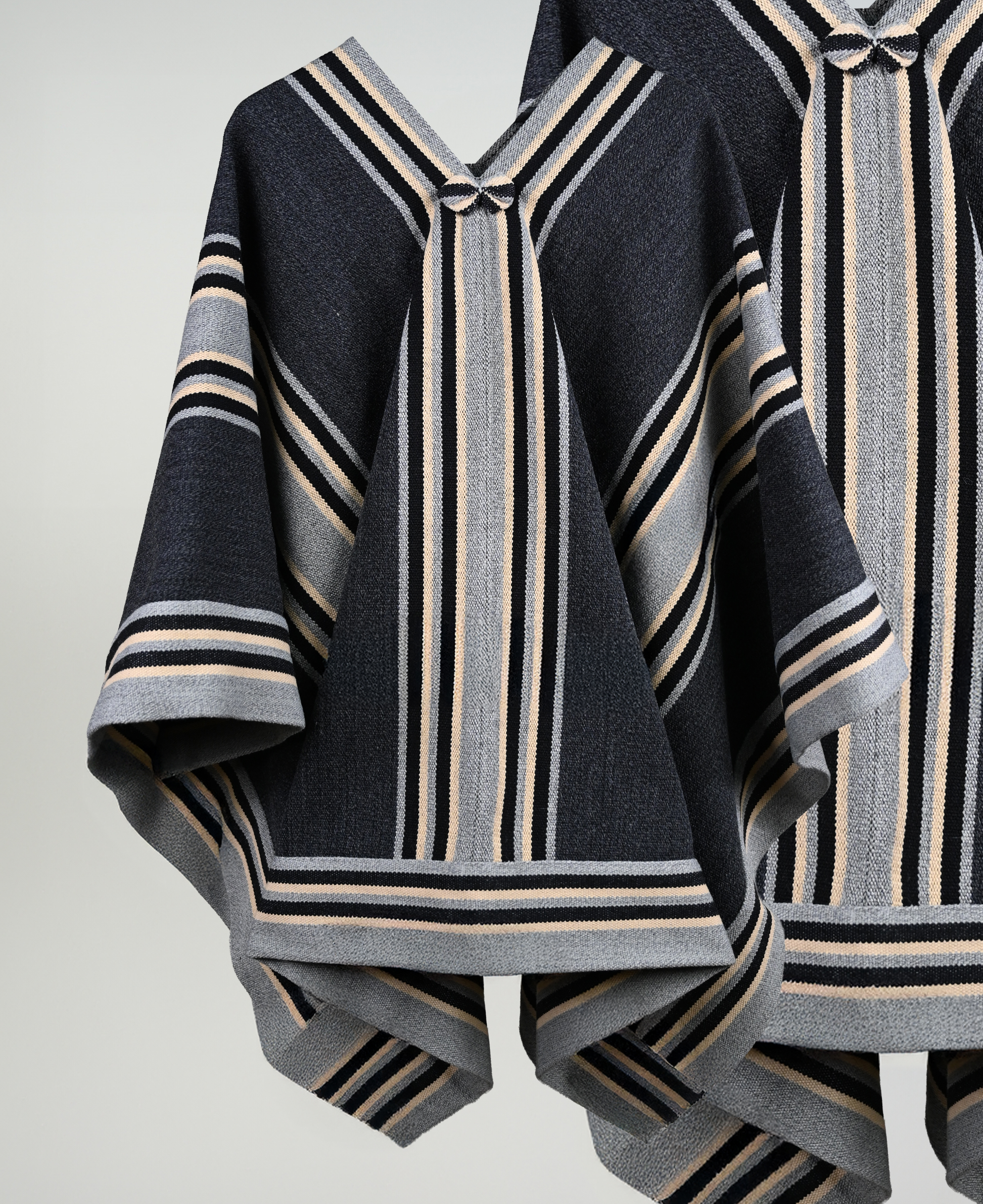 Poncho Alpaca Lana Lautaro Catron imagen 1