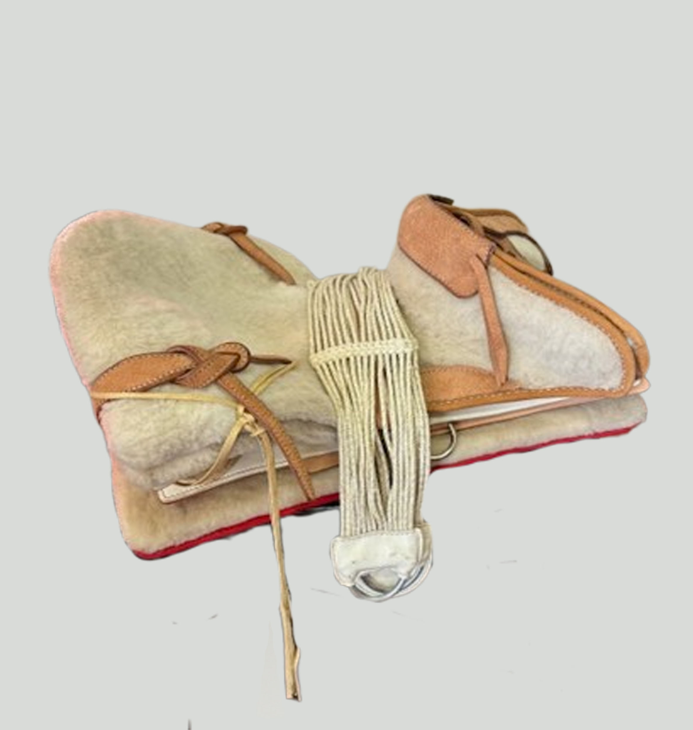 Montura corralera Carpincho matizada suela Lumbre imagen 1