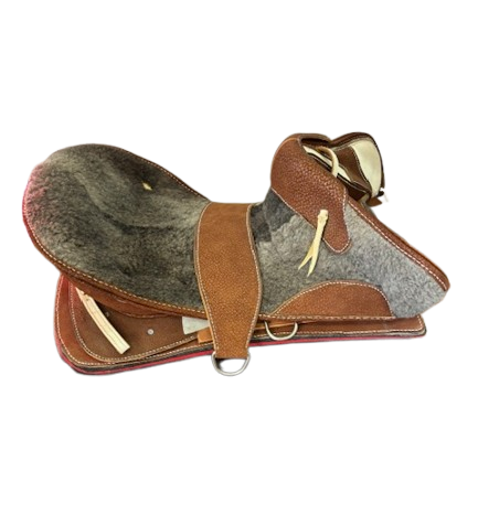 Montura corralera de dama cuero Chanco imagen 1