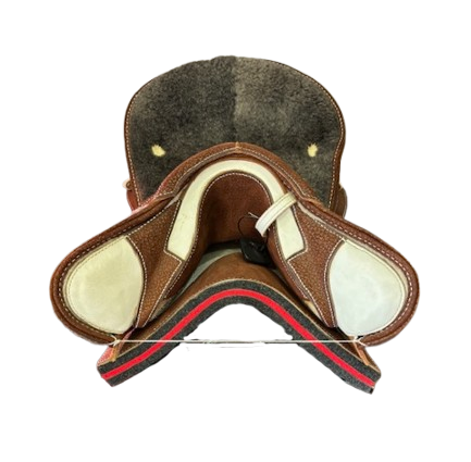 Montura corralera de dama cuero Chanco imagen 2