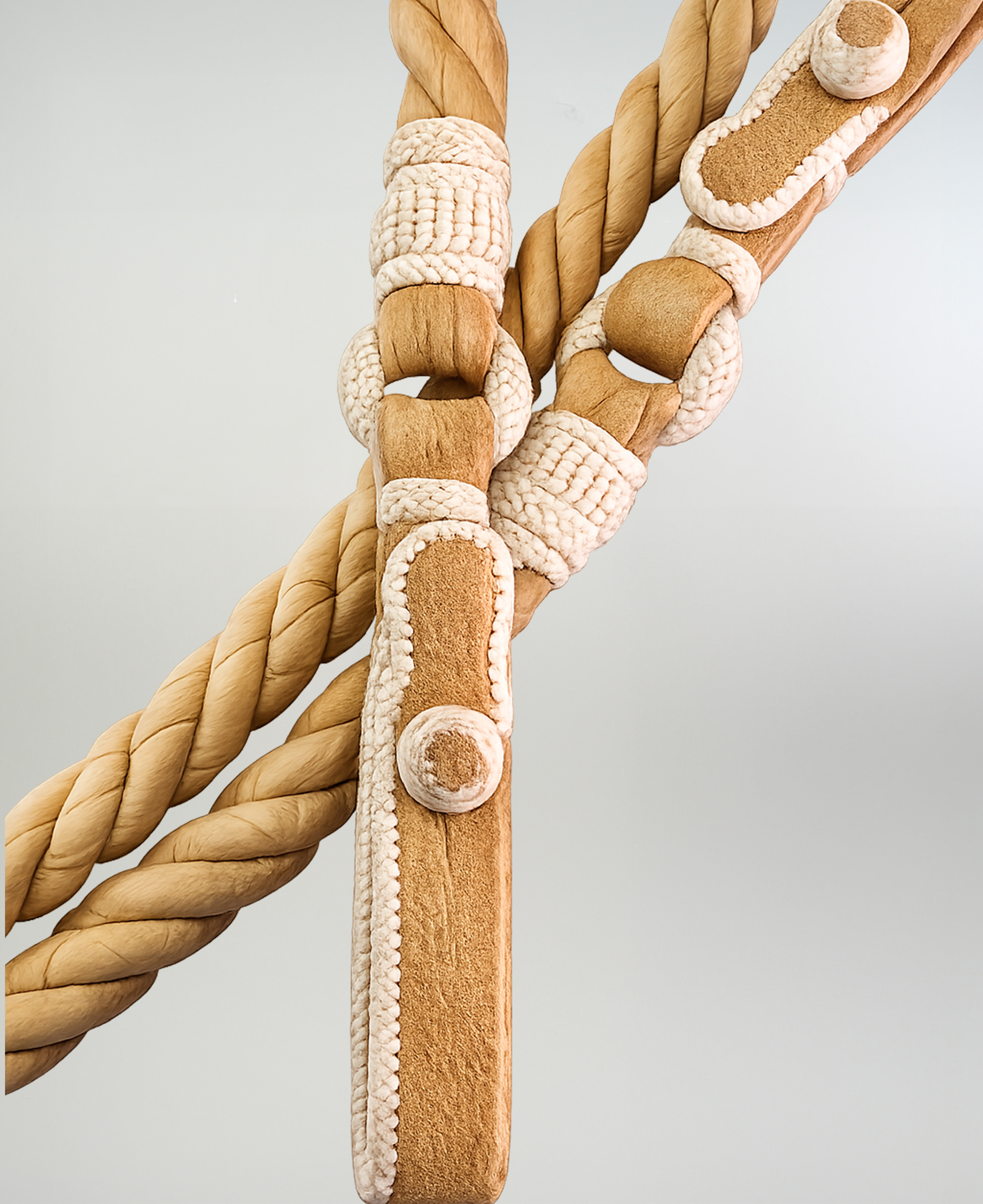 Rienda Para Montar Fina Torcida Catron imagen 3