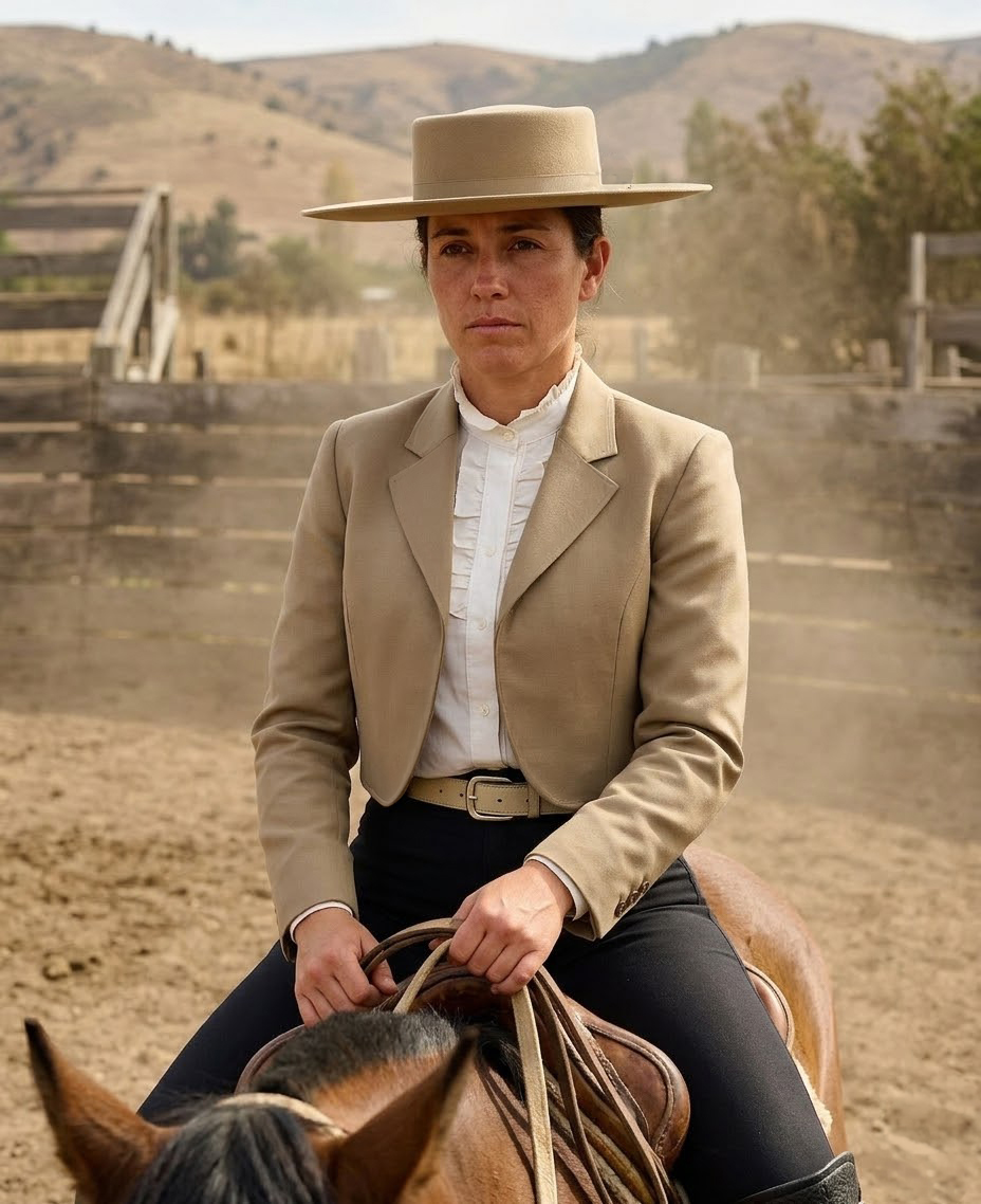 Chaqueta de Huasa Corralera Visón Catron imagen 2