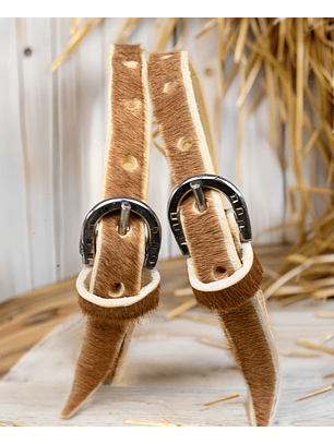 Pial para Espuela Peludo con Hebilla Inoxidable Catron