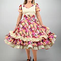 Vestido de China Floral Catron - Rosa de Enramada miniatura 1