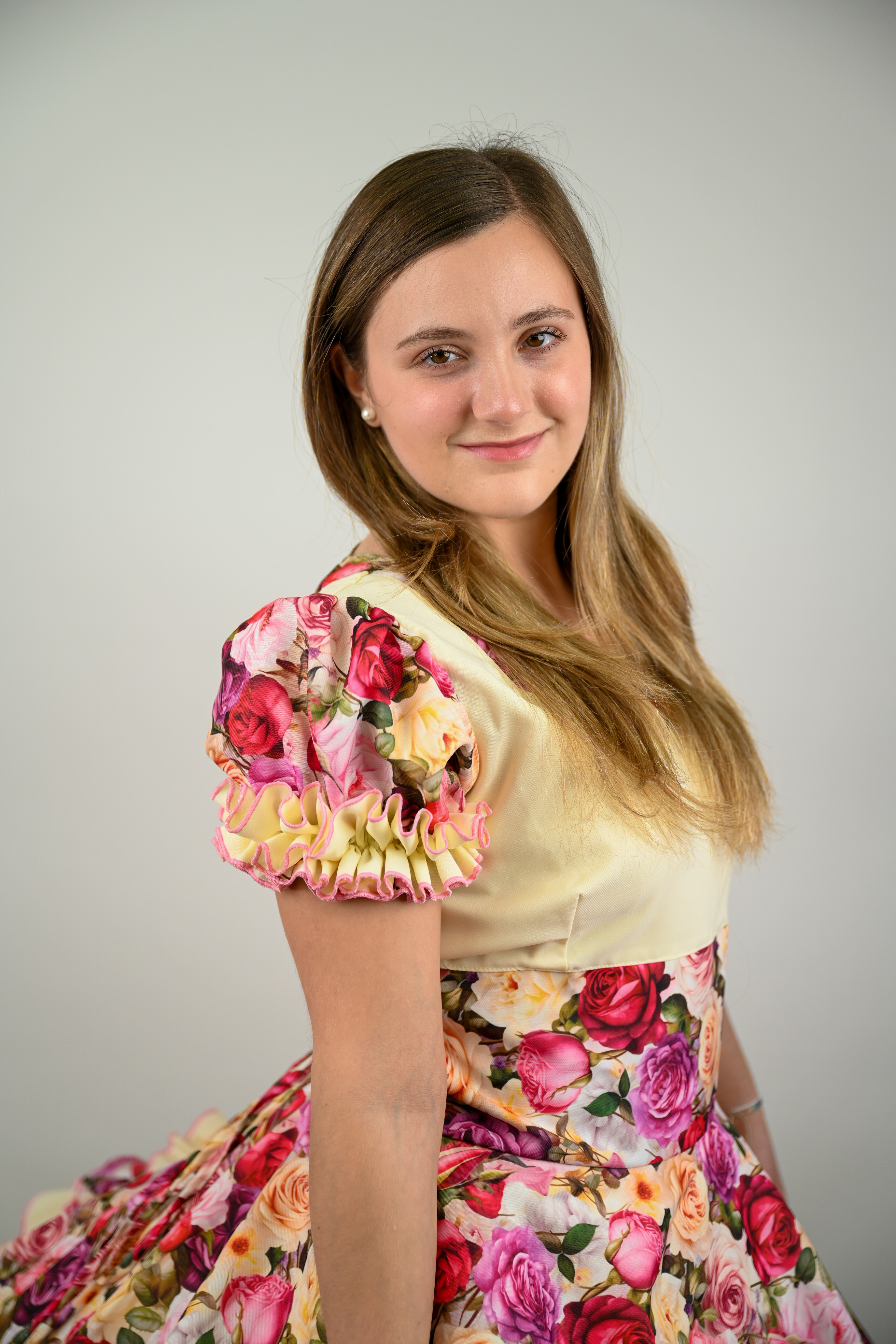 Vestido de China Floral Catron - Rosa de Enramada imagen 3