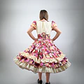 Vestido de China Floral Catron - Rosa de Enramada miniatura 4