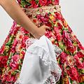 Vestido de China Rosado Floral Catron – Candela de Rosas miniatura 5