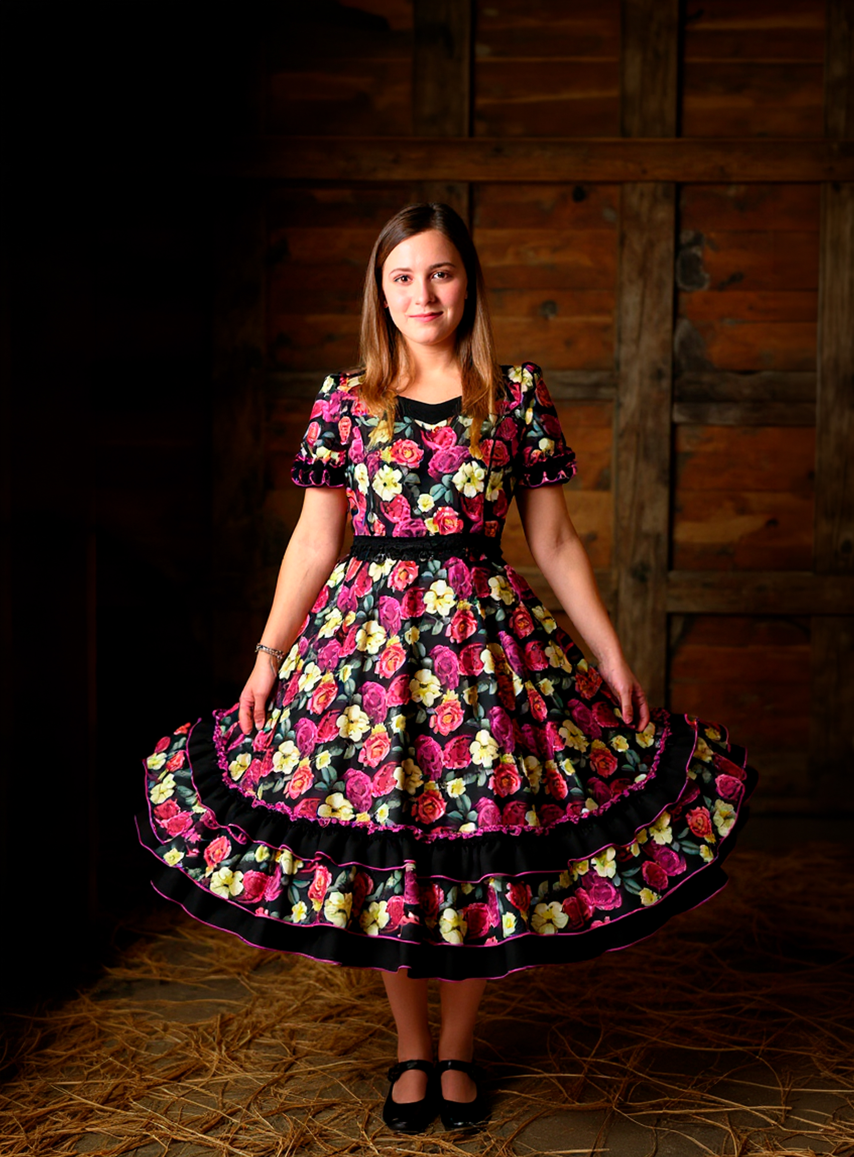 Vestido De China Niña Talla 16 imagen 1