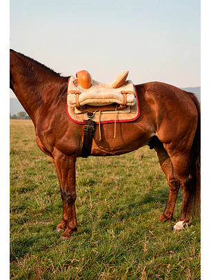 Montura corralera Carpincho matizada suela Lumbre