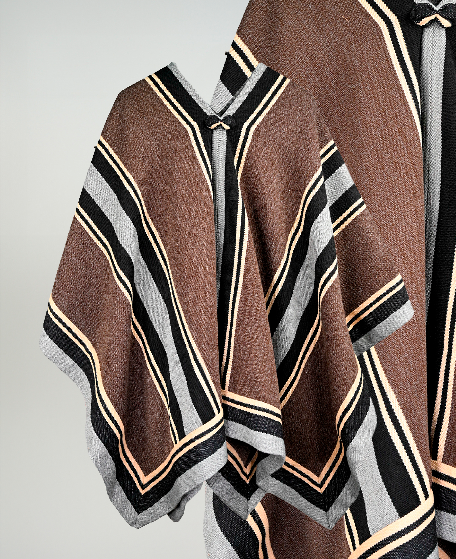 Poncho Alpaca Lana Lautaro Catron imagen 6