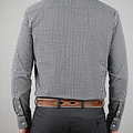 Camisa de Huaso Cuadrillé Negra Catron miniatura 2