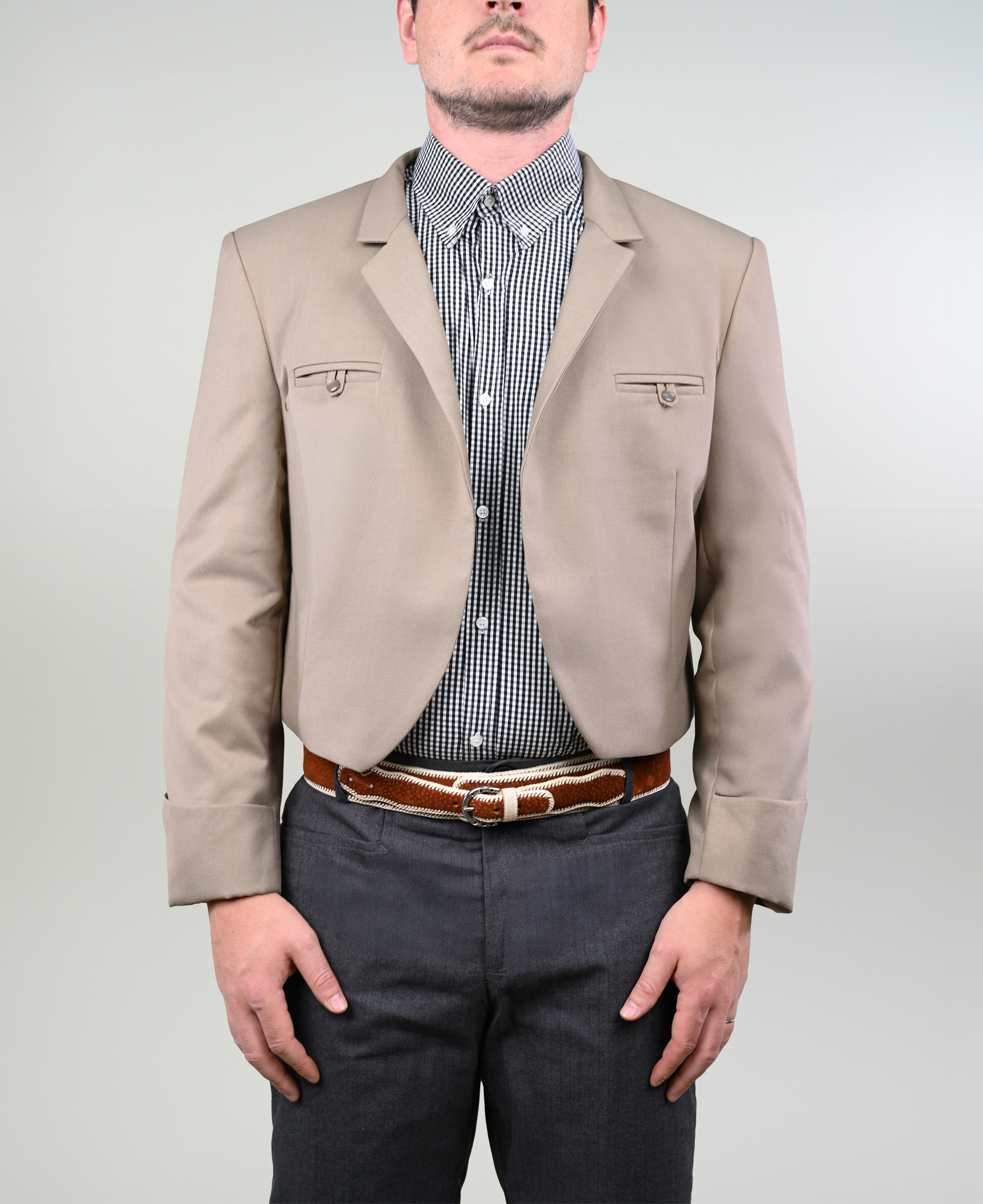 Chaqueta de Huaso Visón Tradicional Catron imagen 1
