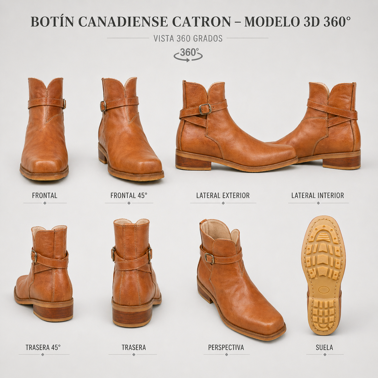 Botin Canadiense Catron imagen 9
