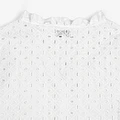 Blusa Plisada Blanca Espigas Trilla  miniatura 3