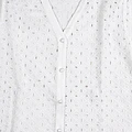 Blusa Plisada Blanca Espigas Trilla  miniatura 4