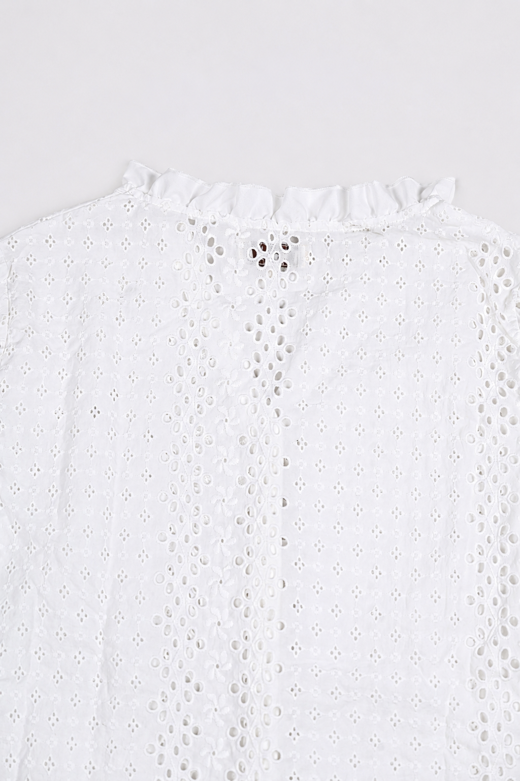 Blusa Plisada Blanca Arrayan Trilla imagen 3