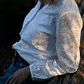 Blusa Plisada Blanca Manzanilla Trilla miniatura 5