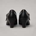 Zapato de China Negro Catron miniatura 8
