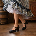 Zapato de China Negro Catron miniatura 3