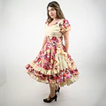 Vestido de China Floral Catron - Rosa de Enramada miniatura 3