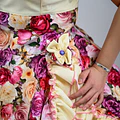 Vestido de China Floral Catron - Rosa de Enramada miniatura 4