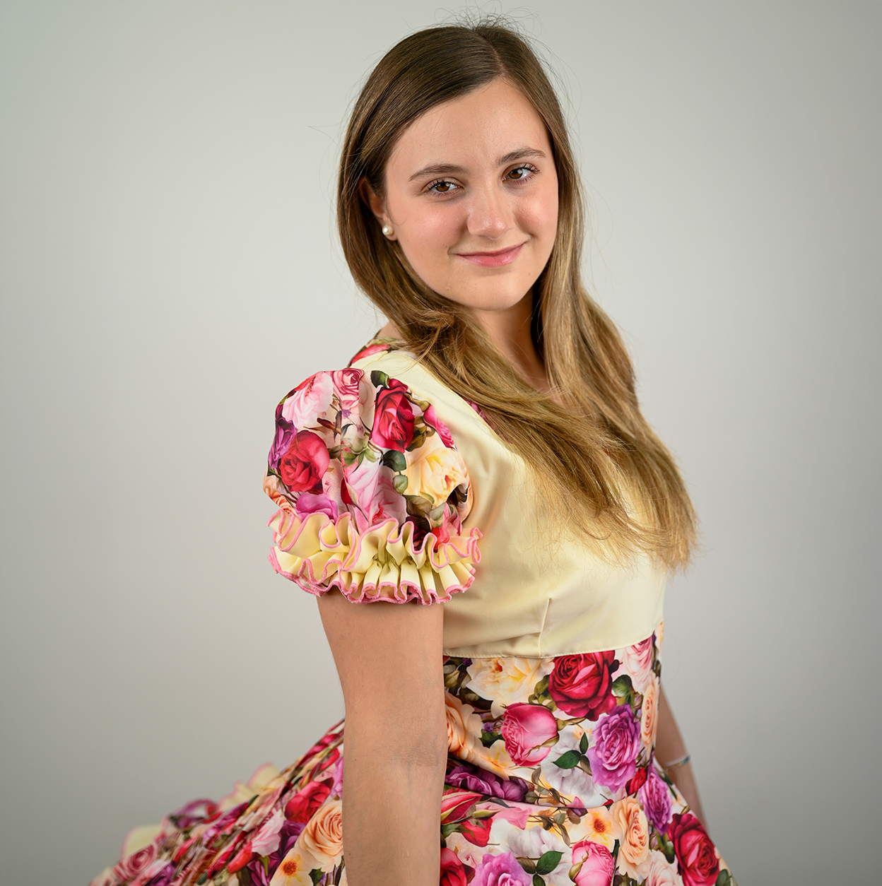 Vestido de China Floral Catron - Rosa de Enramada imagen 6