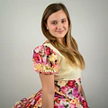 Vestido de China Floral Catron - Rosa de Enramada miniatura 6