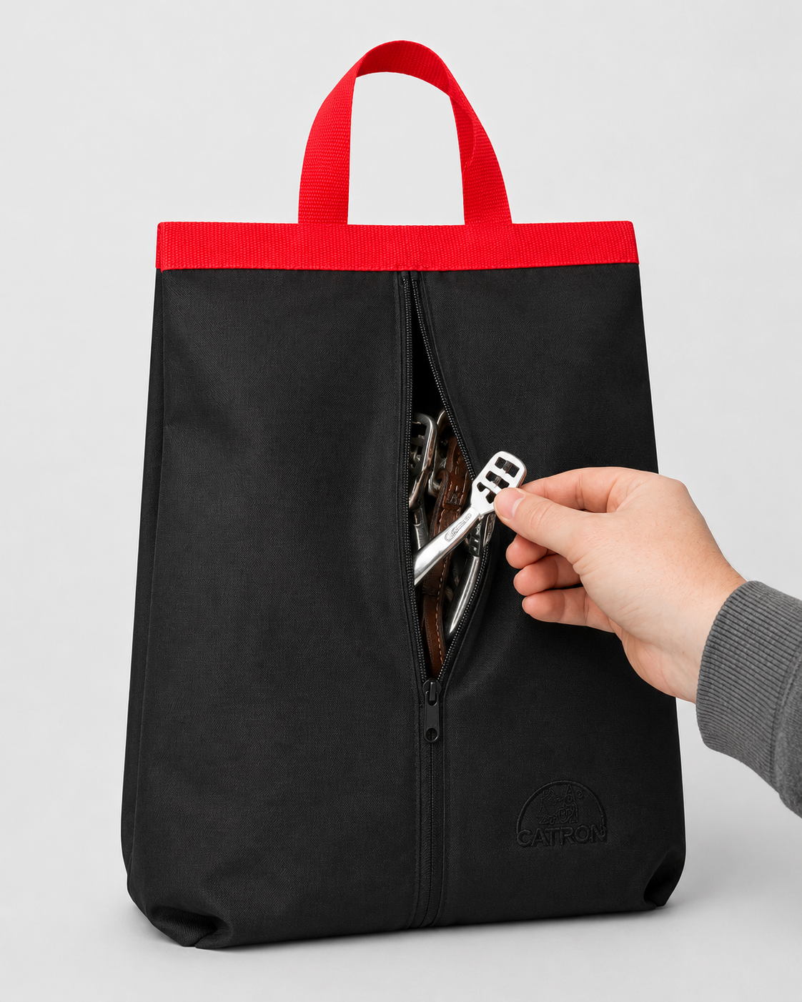 Bolso Porta Espuelas Catron – Para Zapatos, Taloneras y Piales imagen 2