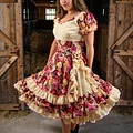 Vestido de China Floral Catron - Rosa de Enramada miniatura 2