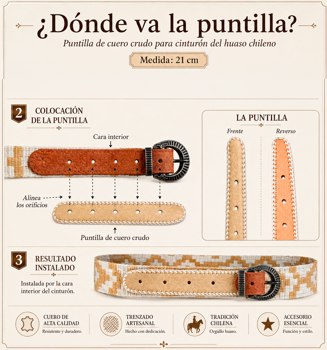 Puntilla Para Cinturón  imagen 2