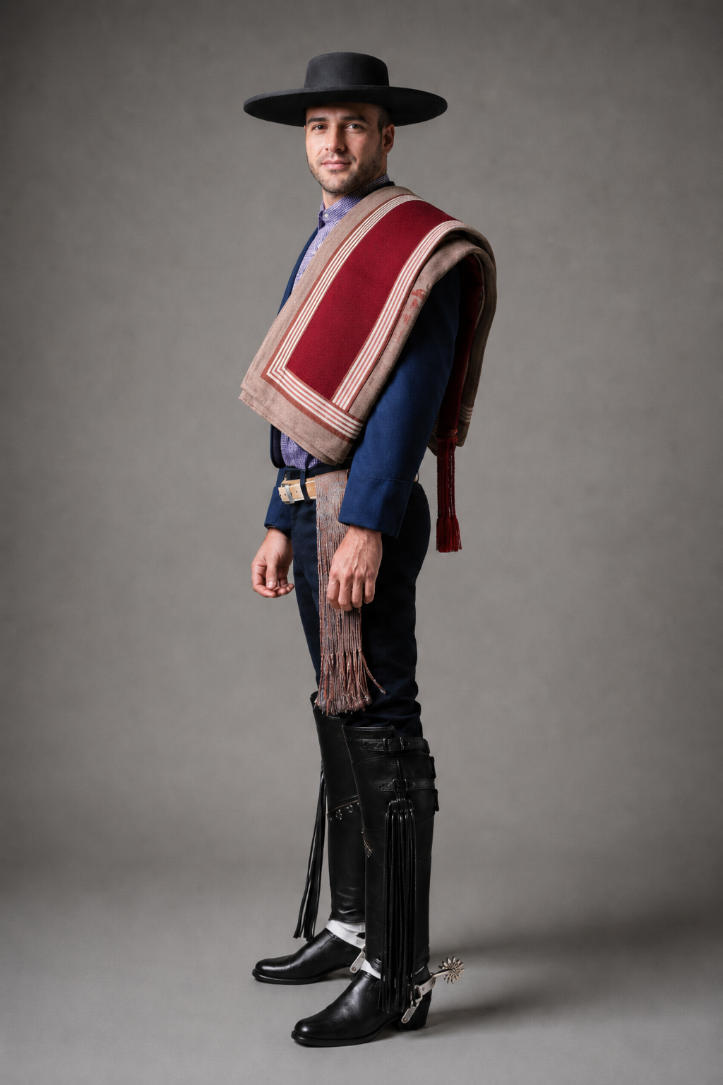 Traje completo de huaso imagen 3