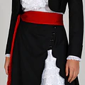 Ropón de Huasa Elegante Negro Catron miniatura 3