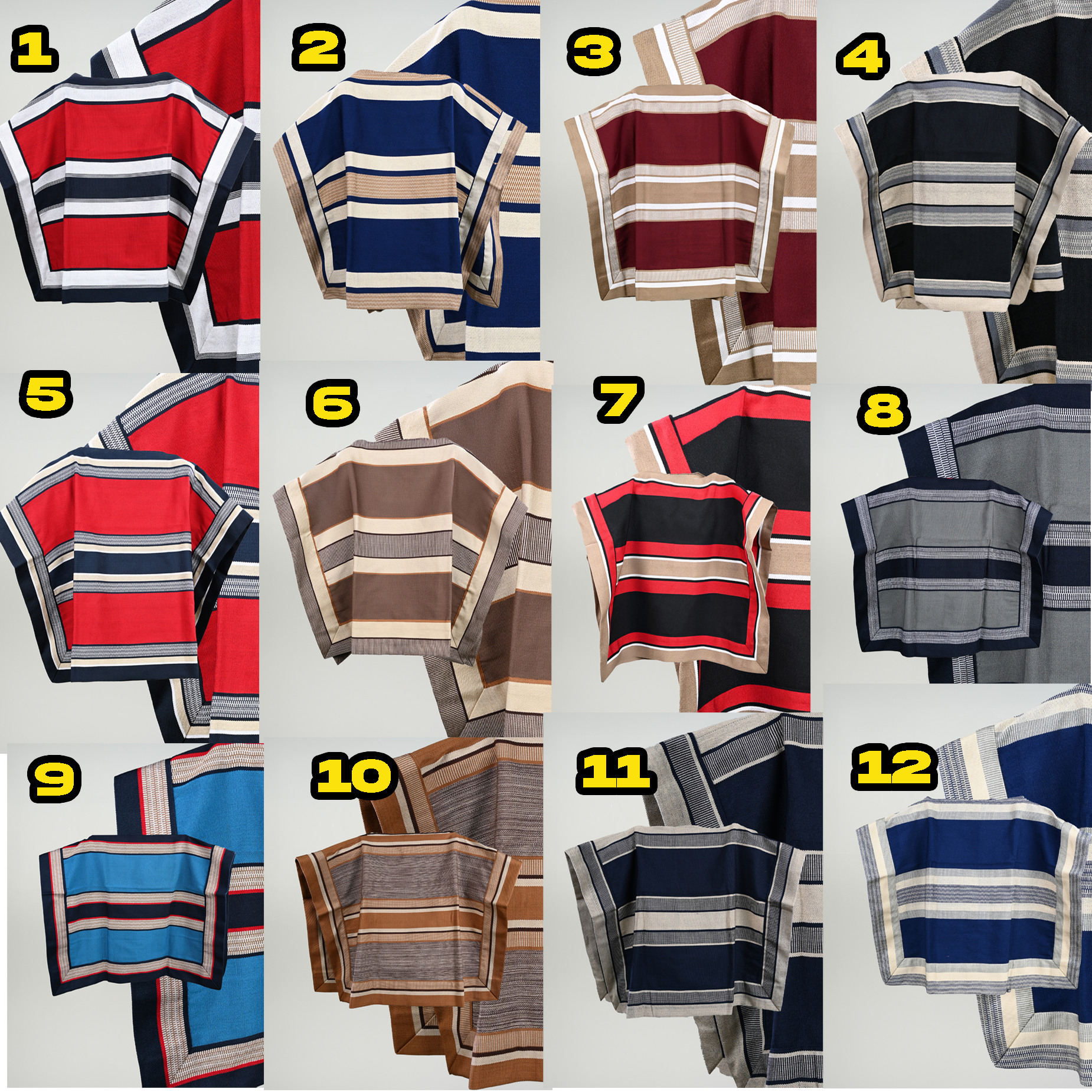Mantas De Huaso Infantil T10/12 Catron imagen 3