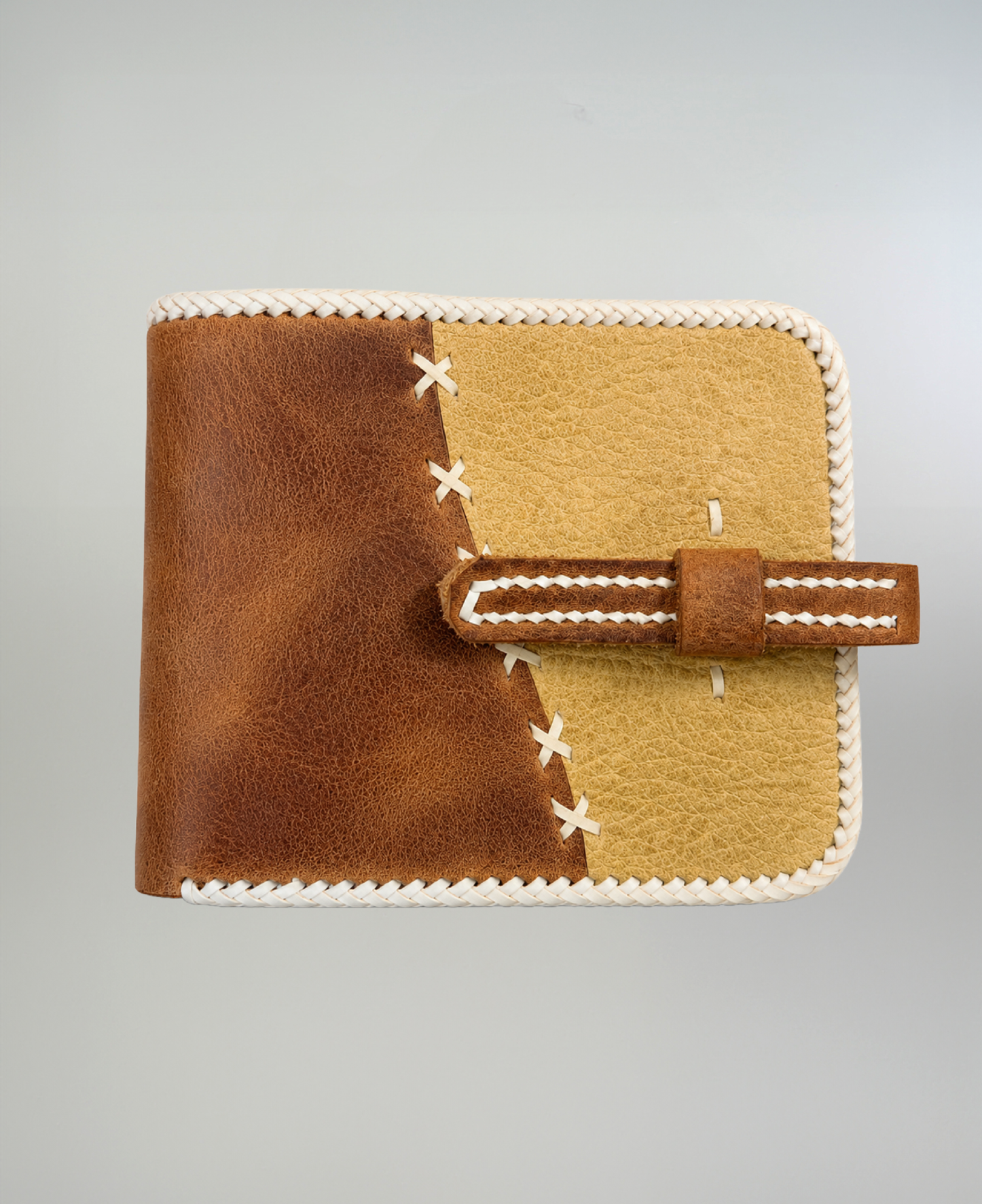 Billetera Cuero Caballo Costura Cuyana  imagen 1