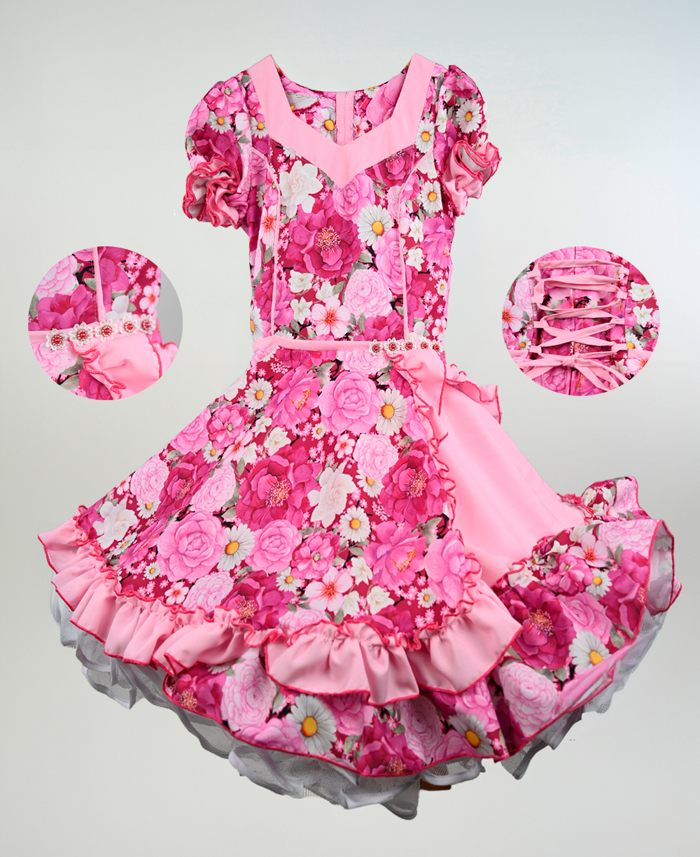 Vestido De China Niña Talla 16 imagen 6