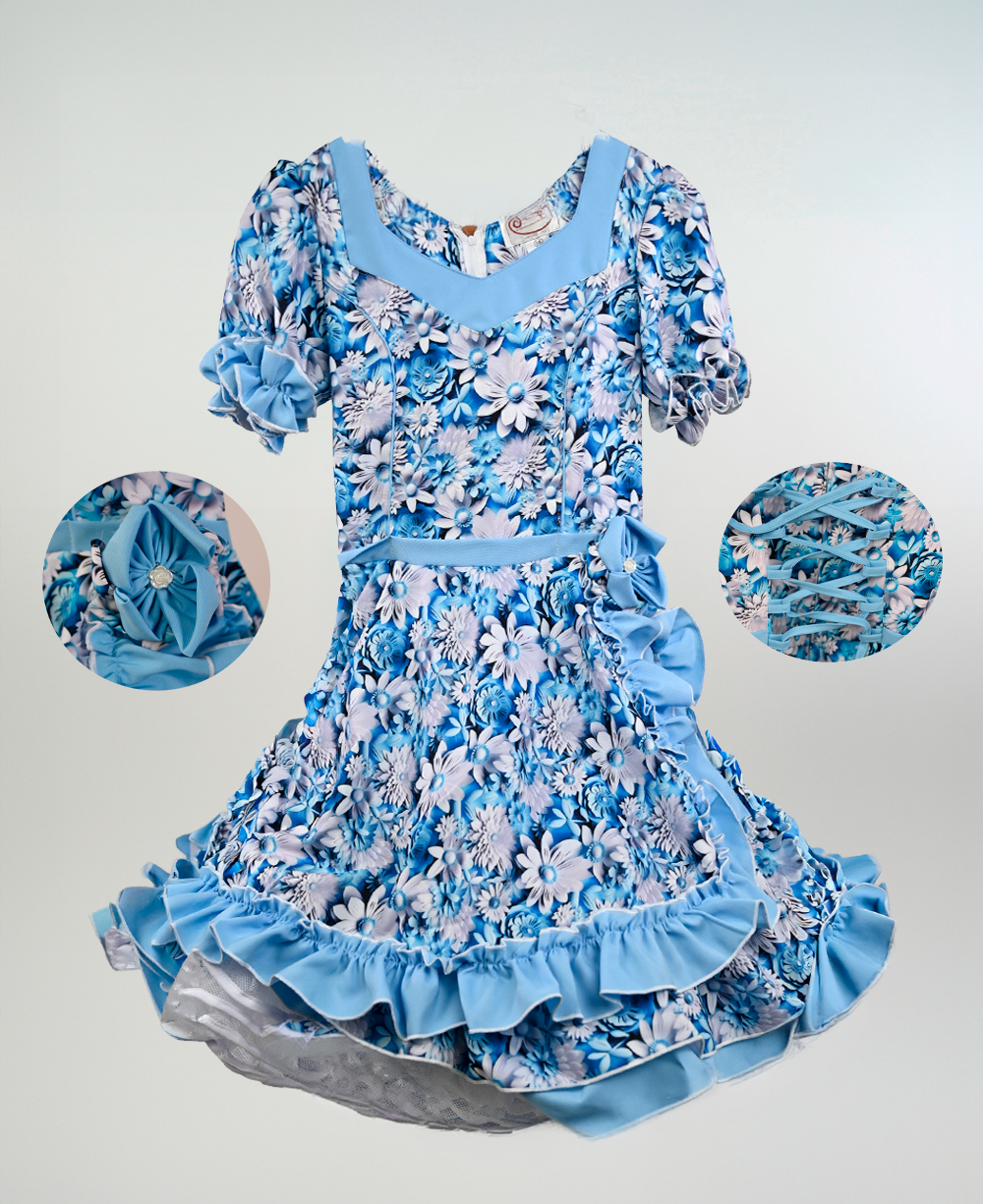 Vestido De China Niña Talla 16 imagen 9