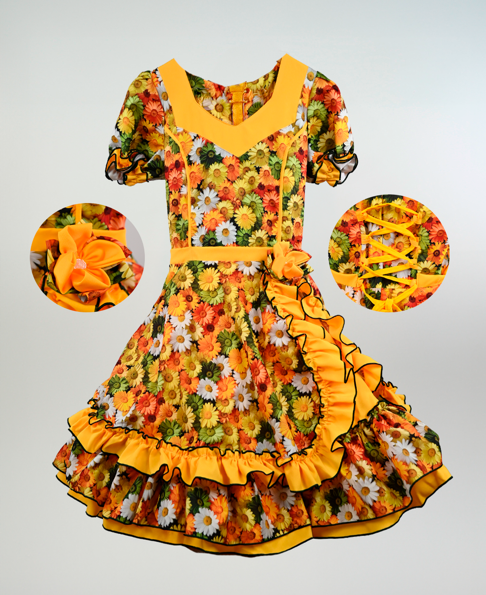 Vestido De China Niña Talla 16 imagen 14
