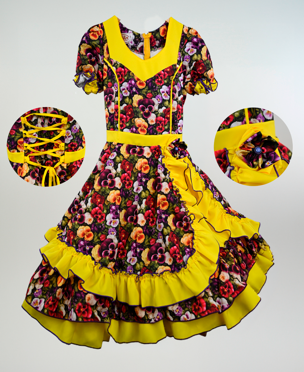 Vestido Niña Talla 12 a la 14 imagen 5